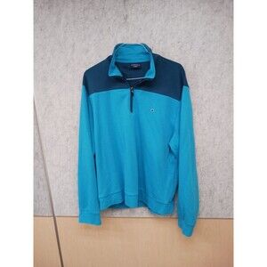 Crown and Ivy Quarter Zip Sweater Mens X-Large Cotton Poly Blend